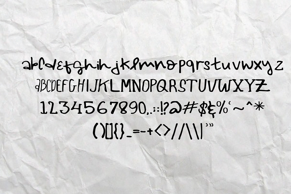 fufu font preview 4