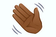 Waving hand gesture icons set vector, an Icon by Yayasya (Thumbnail 3 of 3)