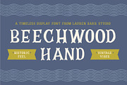 Beechwood Hand, a Serif Font by Lauren Barr Studio (Thumbnail 1 of 6)