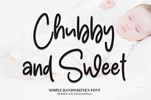 Chubby And Sweet | Script Font