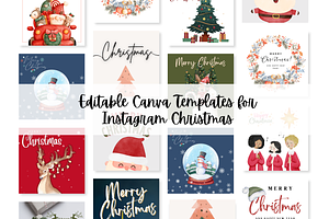 Editable Canva Christmas Templates