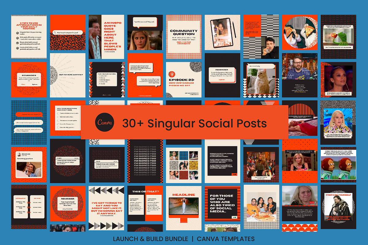 Anti-Social Social Media Canva Pack, a Social Media Template by WorkShy Studio (Photo 4 of 9)