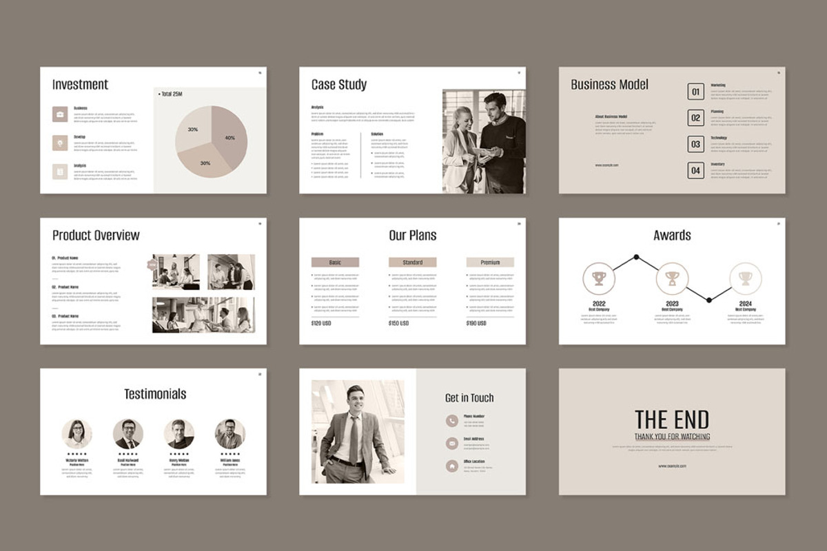 Pitch Deck Presentation Template, a Presentation Template by Mighty-Slide (Photo 4 of 4)