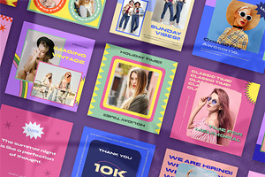 70's Fashion Social Media Template