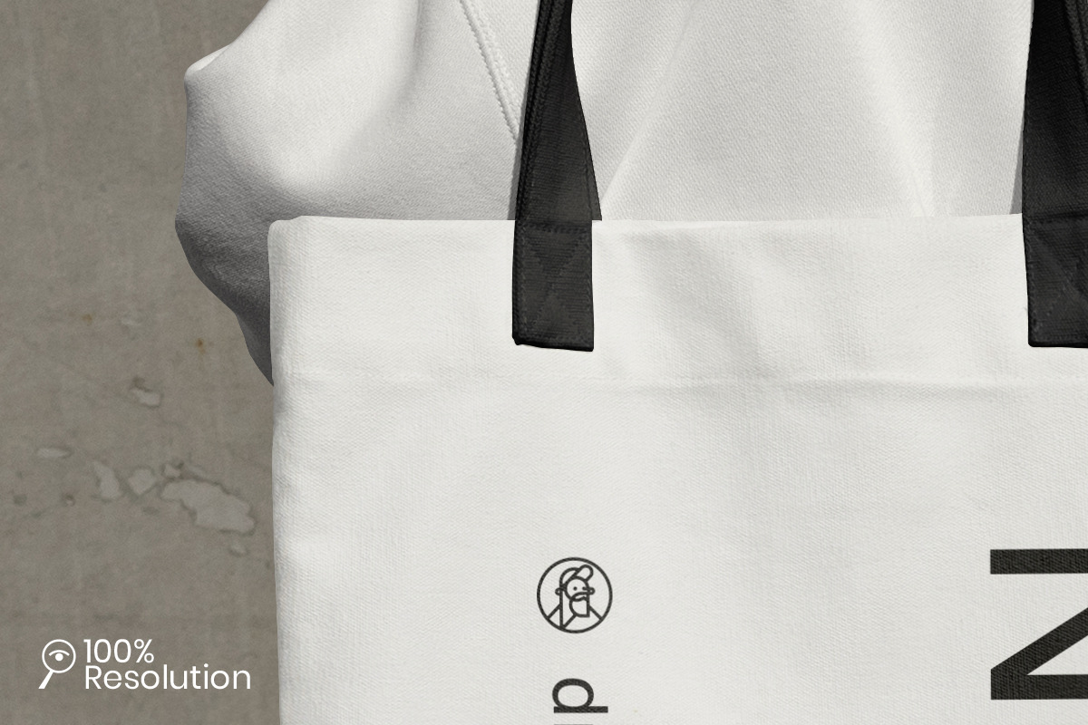 Tote Bag Mockup, a Merchandise Mockup by eezo (Photo 4 of 4)