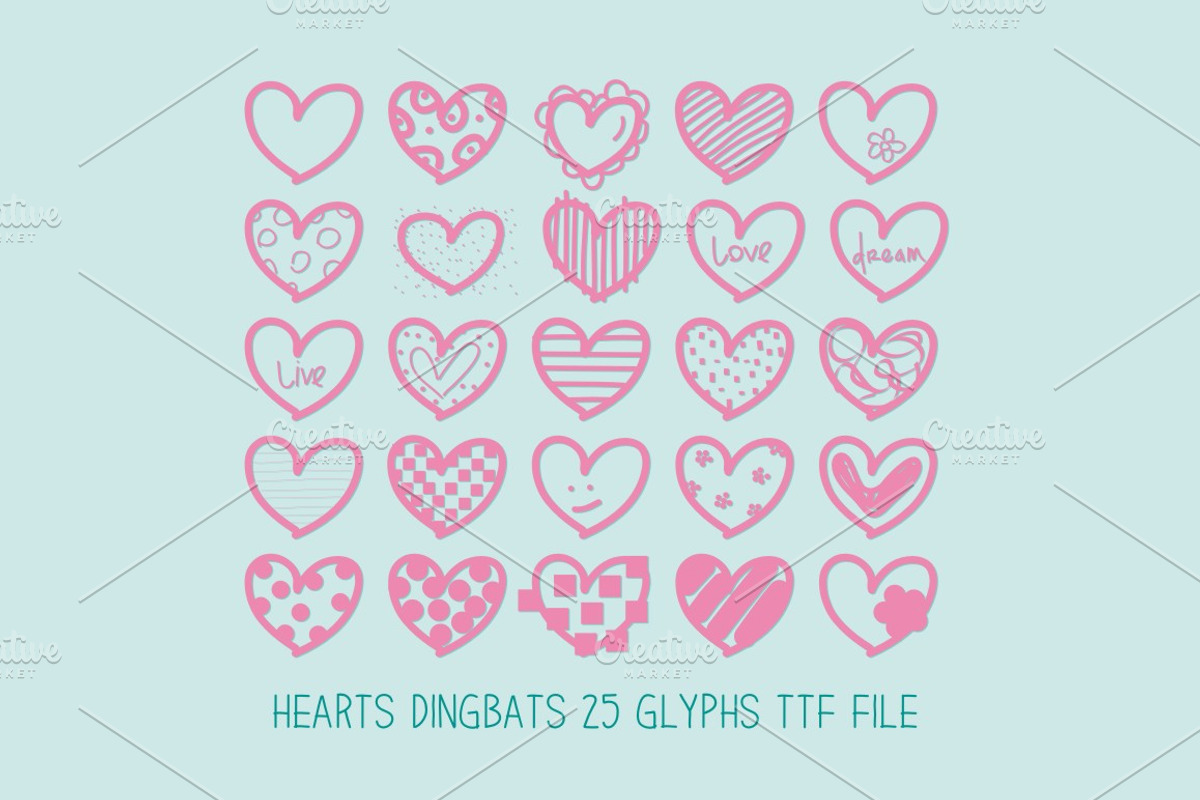 Hearts Dingbats