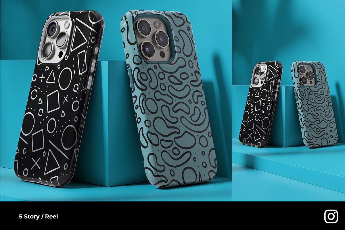Phone 15 pro Tough Case Mock-up, an iPhone Mockup by Colatudo Store (Photo 6 of 6)