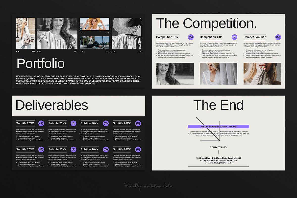 Creative Brief Presentation Template, a Brochure Template by E-Type (Photo 5 of 5)