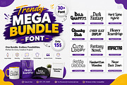 Trendy Mega Bundle Font, a Sans Serif Font by Wow Magic (Thumbnail 2 of 10)
