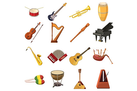 Music Icons set, an Icon by Ylivdesign