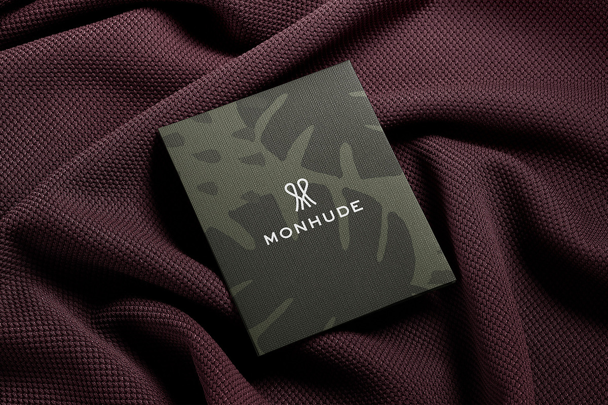 Logo Mockup Card on Fabric Textile, a Product Mockup by Asylab (Photo 4 of 5)