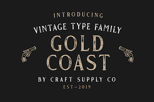 Gold Coast - Vintage Serif Extras