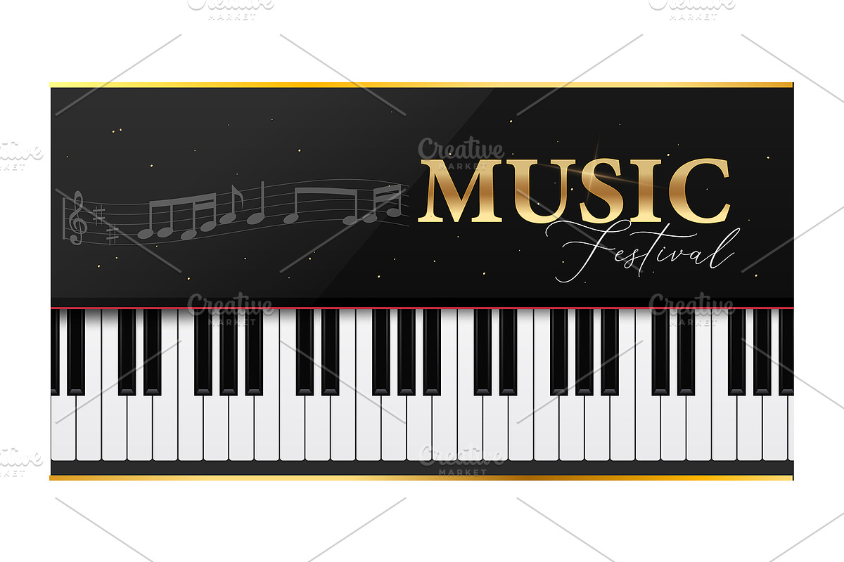 Music festival poster design, a Decorative Illustration by Elen_Art