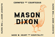 Mason Dixon - Southern Display Font, a Serif Font by Creative Type (Thumbnail 1 of 9)