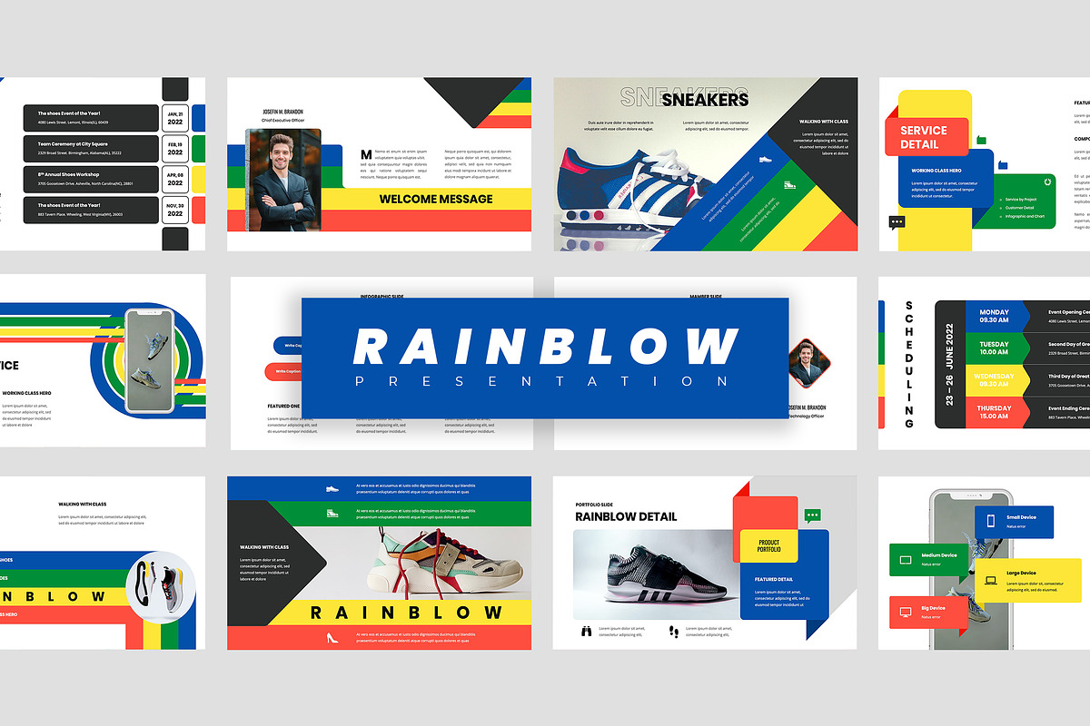 Rainblow - Presentation Template, a Presentation Template by TMint Creative
