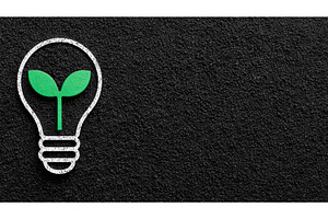 A lightbulb emerging from the earth, a Nature Photo by ZinetroN