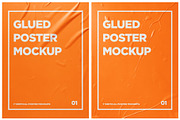 Glued Paper Poster Mockup Pack, an Advertising Mockup by DreamVisuals (Thumbnail 2 of 11)