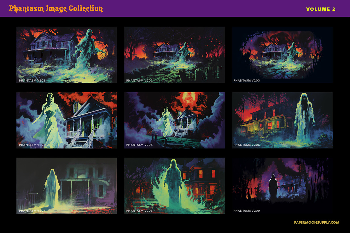 PM Phantasm Image Collection 2, an Illustration by Paper Moon Graphic Supply (Photo 2 of 3)