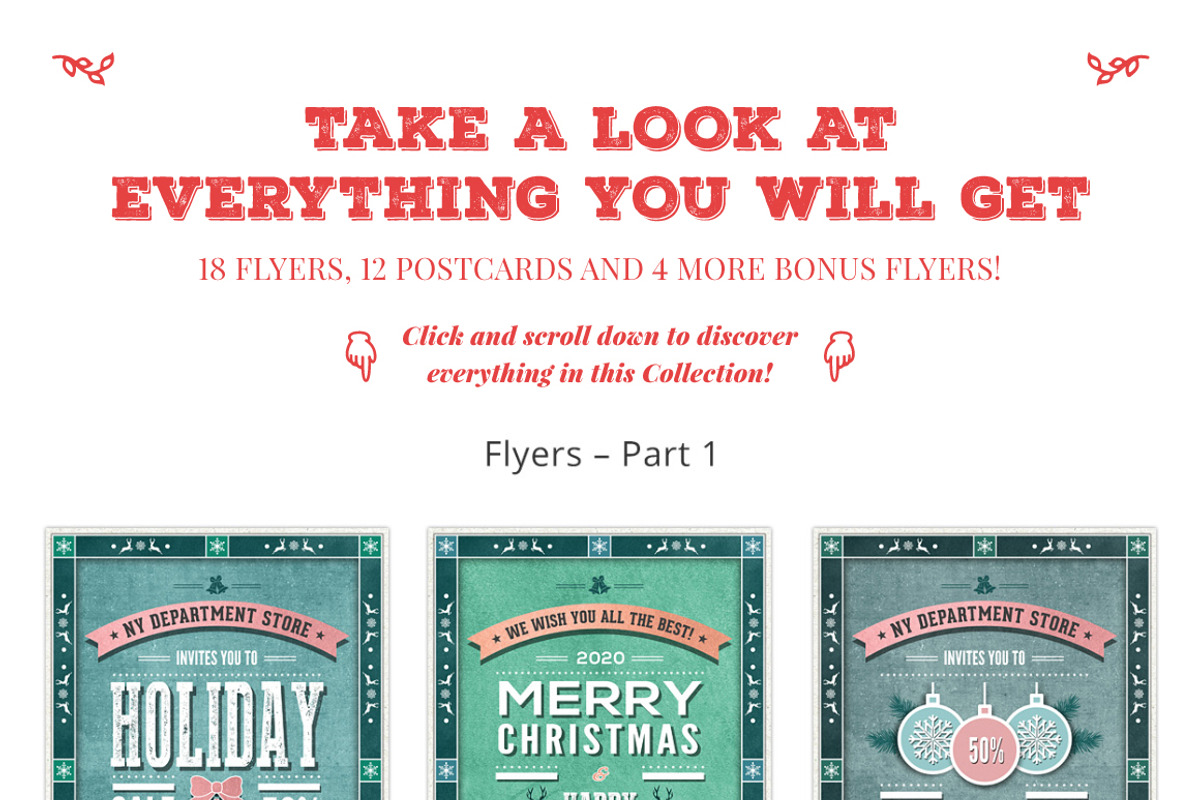 34 New Year Flyers & Cards, a Flyer Template by Digital Space (Photo 6 of 7)