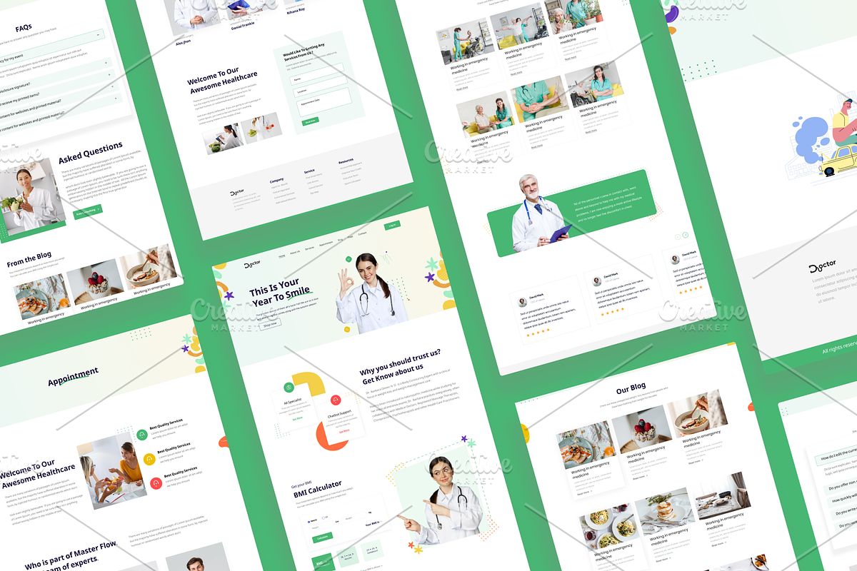 Doctor Landing page, a Landing Page Template by Themespell (Photo 5 of 5)