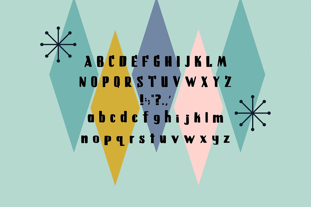 JETSTREAM - Midcentury Modern Font, a Serif Font by MALA HORA ARTIST STUDIO ✨ (Photo 3 of 15)