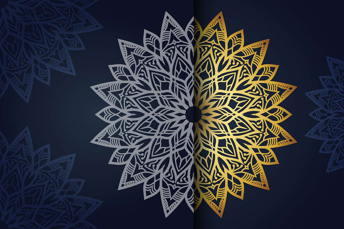 560+ Mandala Design Mega Collection, a Decorative Illustration by NJ Himel (Photo 194 of 289)