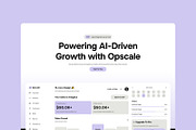 Opscale – SaaS & AI Framer Template, a Templates & Theme by CocoDesign (Thumbnail 1 of 4)