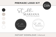 Modern Logo Template Kit Canva, a Branding & Logo Template by Studio Eburnean (Thumbnail 1 of 4)