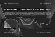 Abstract Grid Wavy Backgrounds, a Background Graphic by Pitchlook.Studio (Thumbnail 1 of 2)
