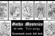 Lenormand deck vector, a Decorative Illustration by Samiramay (Thumbnail 1 of 7)