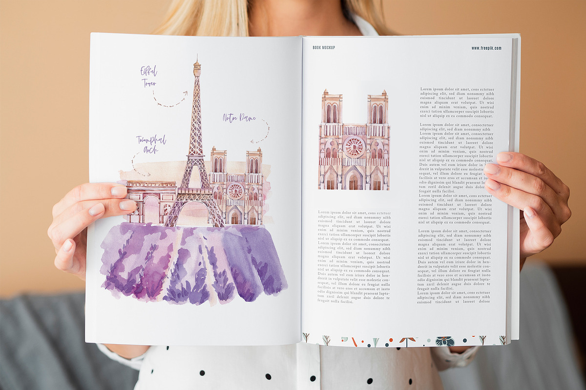 Travel to Paris. Watercolor Clipart, a Decorative Illustration by VerAna (Photo 10 of 11)