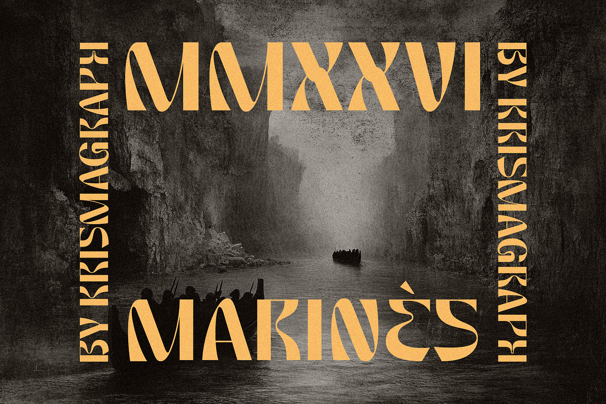 Mondy – Modern Display Typeface, a Sans Serif Font by Krismagraph (Photo 5 of 10)