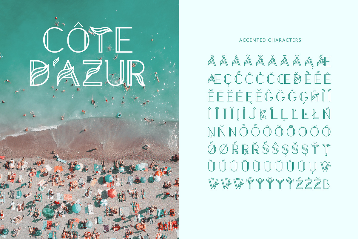 Aquarius – A Tropical Font Family, a Sans Serif Font by GraphicsByKassy (Photo 9 of 19)