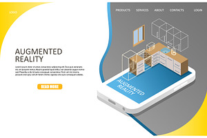 Augmented Reality Landing Page