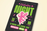 alentine Night Karaoke Flyer Templat, a Flyer Template by megarez (Thumbnail 2 of 3)