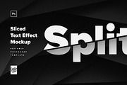 Split - Sliced Text Effect Mock-up, a Layer Style Add-On by veila.me (Thumbnail 1 of 4)