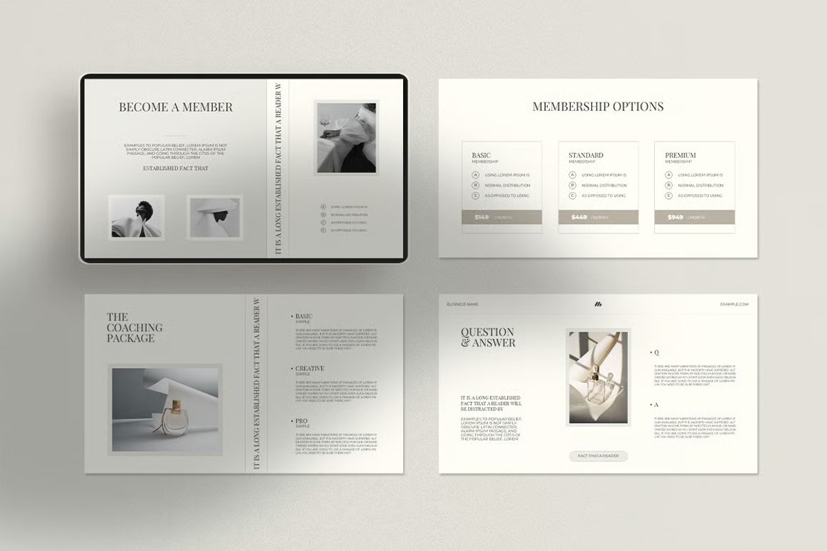 Masterclass Slide Deck Presentation, a Presentation Template by Fit-tee (Photo 3 of 8)
