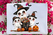 Watercolor Spooky Halloween Clipart, an Animal Illustration by SVGArt (Thumbnail 2 of 3)
