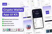 Lumbit - Crypto Wallet Premium APP, an UI Kit Template by Nait Creative (Thumbnail 1 of 7)
