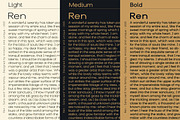 Ren - Sans serif font family, a Sans Serif Font by Artistic & Unique (Thumbnail 14 of 15)