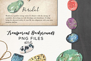 Gemstones 101 Watercolor Package, an Illustration by Bloomella (Thumbnail 3 of 6)