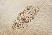 Mystical Bird with Arrow Vector, an Education Illustration by Tovarkovdesign (Thumbnail 8 of 9)