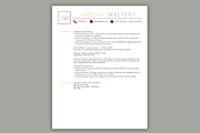 4 Piece Resume Package - Marketing, a Resume Template by Scribbled Napkin Design (Thumbnail 3 of 5)