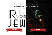 Rubies & Jewels #2 - 15 Text Styles, a Layer Style Add-On by Jonas Stensgaard (Thumbnail 17 of 18)