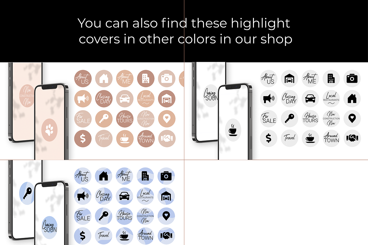 60 Real Estate Instagram Highlights, a Social Media Template by DesignKora (Photo 6 of 7)