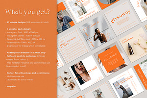 Trendy Online Store Templates CANVA