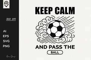 Funny Football Quote T-Shirt Design, a Sport Illustration by shaondesigns