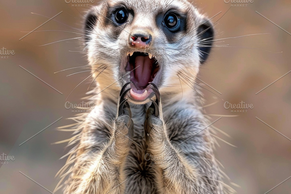 236 surprised animals, an Animal Photo by Handmadefont (Photo 198 of 241)