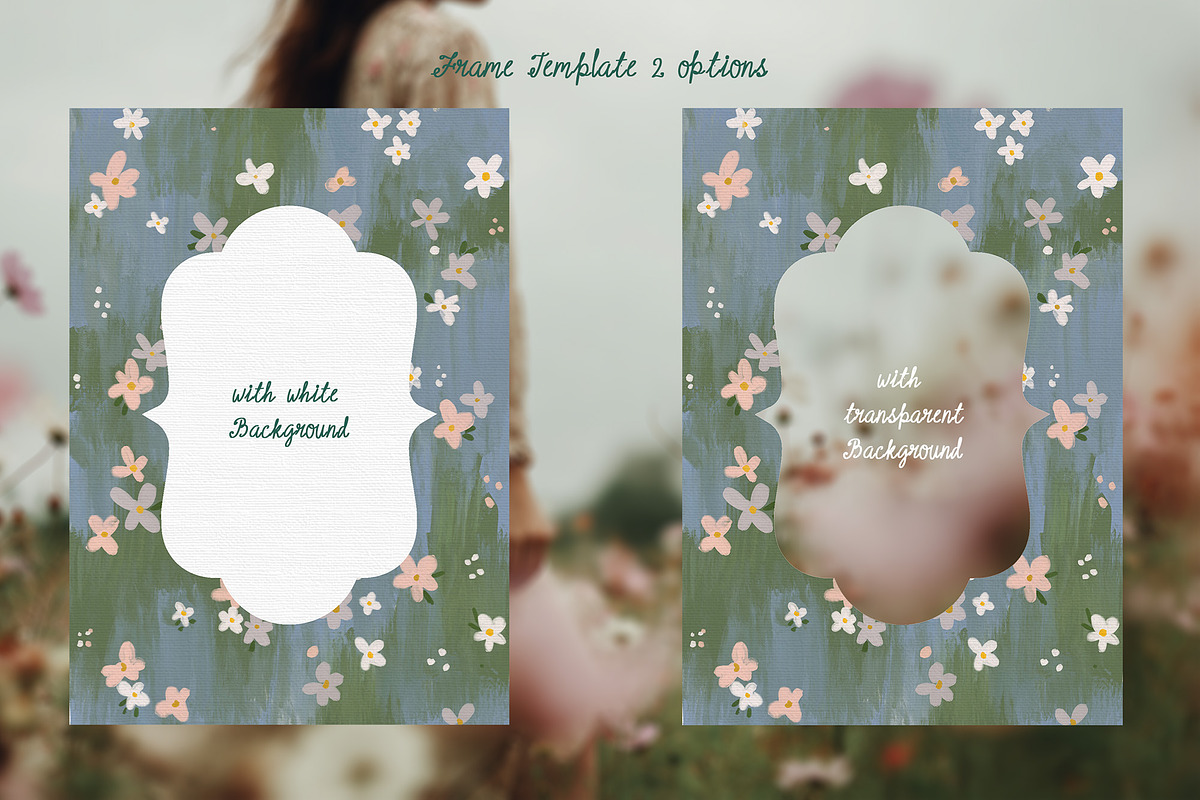 Hand-Painted Backgrounds & Frames, a Background Graphic by Essentially Nomadic (Photo 12 of 16)