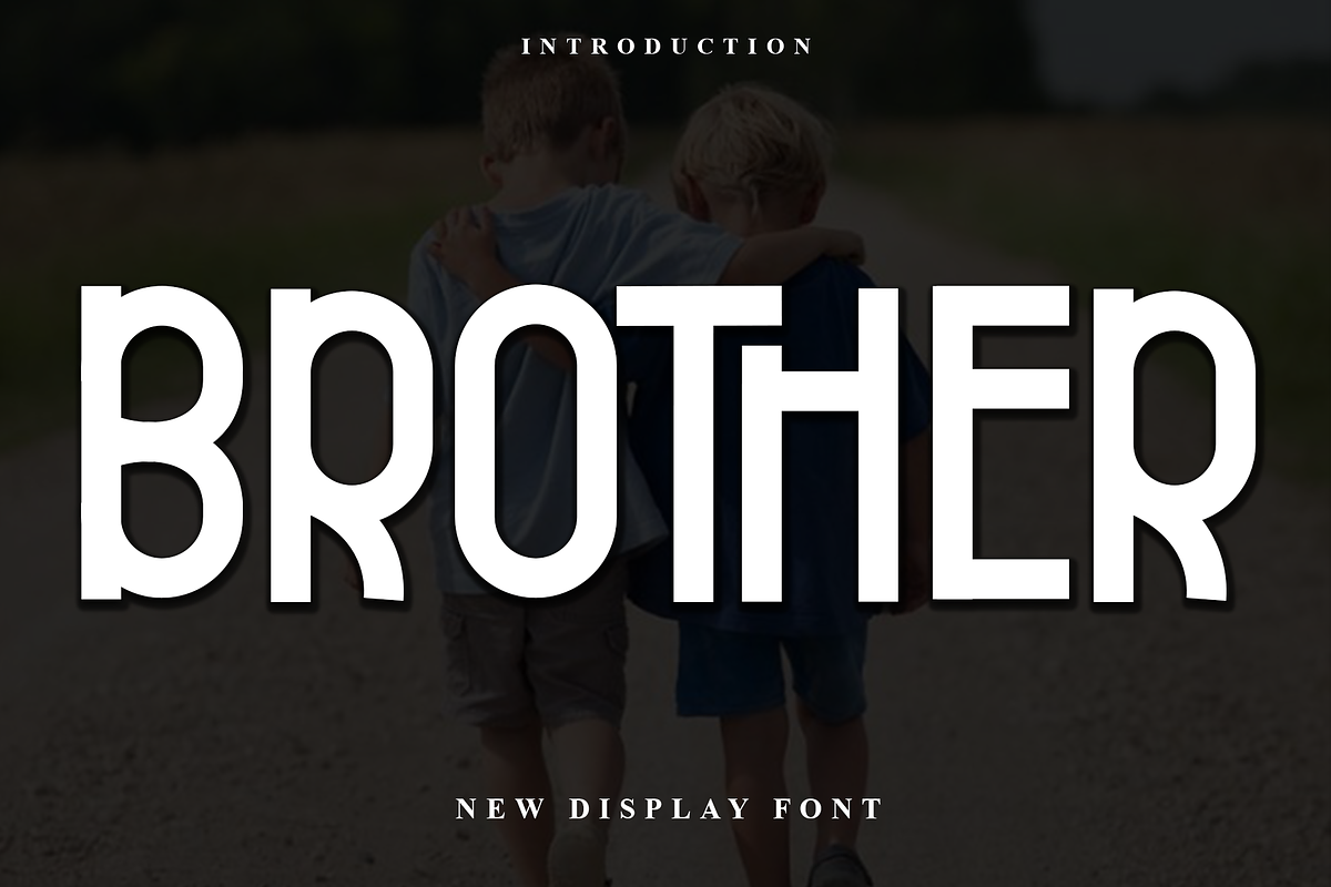 BROTHER, a Sans Serif Font by FreshTypeINK (Photo 1 of 8)